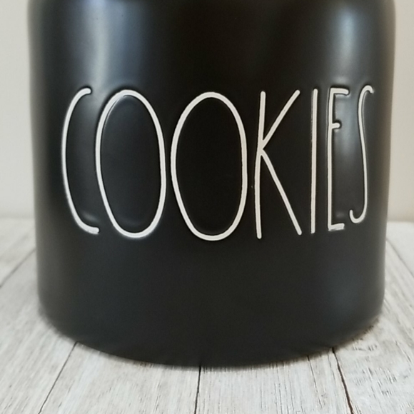 Sold. Rae Dunn COOKIES Canister Jar - Picture 2 of 6